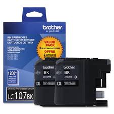 BROTHER INKJET LC107XXL 2PK BLACK
