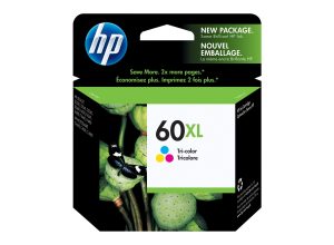 HP #60XL TRI-CLR DESKJ INK CTG