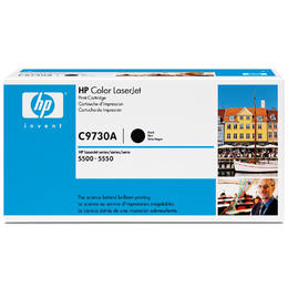 HP Color LJ 5500, 5550 Toner Cartridge - Black - OEM