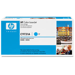 HP Color LJ 5500, 5550 Toner Cartridge - Cyan - OEM