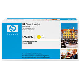 HP Color LJ 5500, 5550 Toner Cartridge - Yellow - OEM