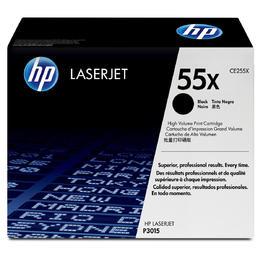 HP CE255X (J) Black High Yield Toner Cartridge