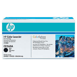 HP CE260A Black Toner Cartridge