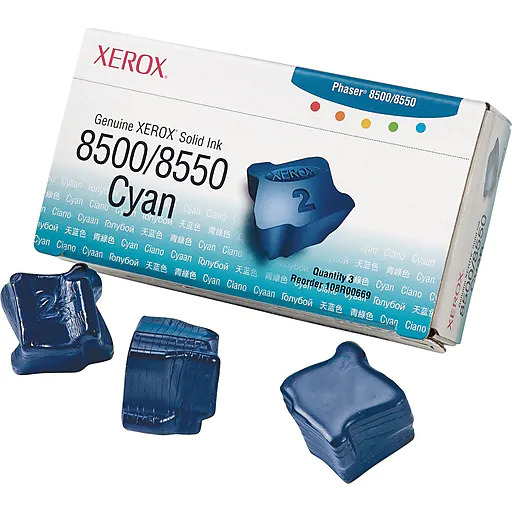 Xerox Phaser 8500 8550, cyan ink sticks