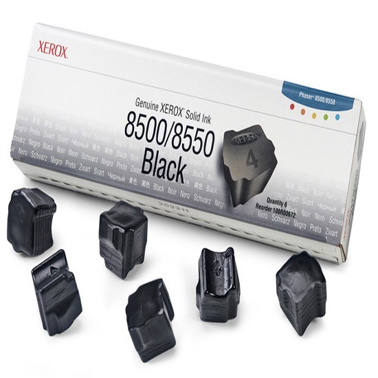 Xerox Phaser 8500 black ink sticks 6pk
