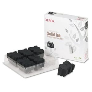 Xerox Phaser 8860 black solid ink, original 6/pack