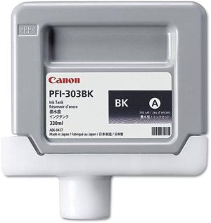 Canon PFI-303BK Black Ink Cartridge - OEM