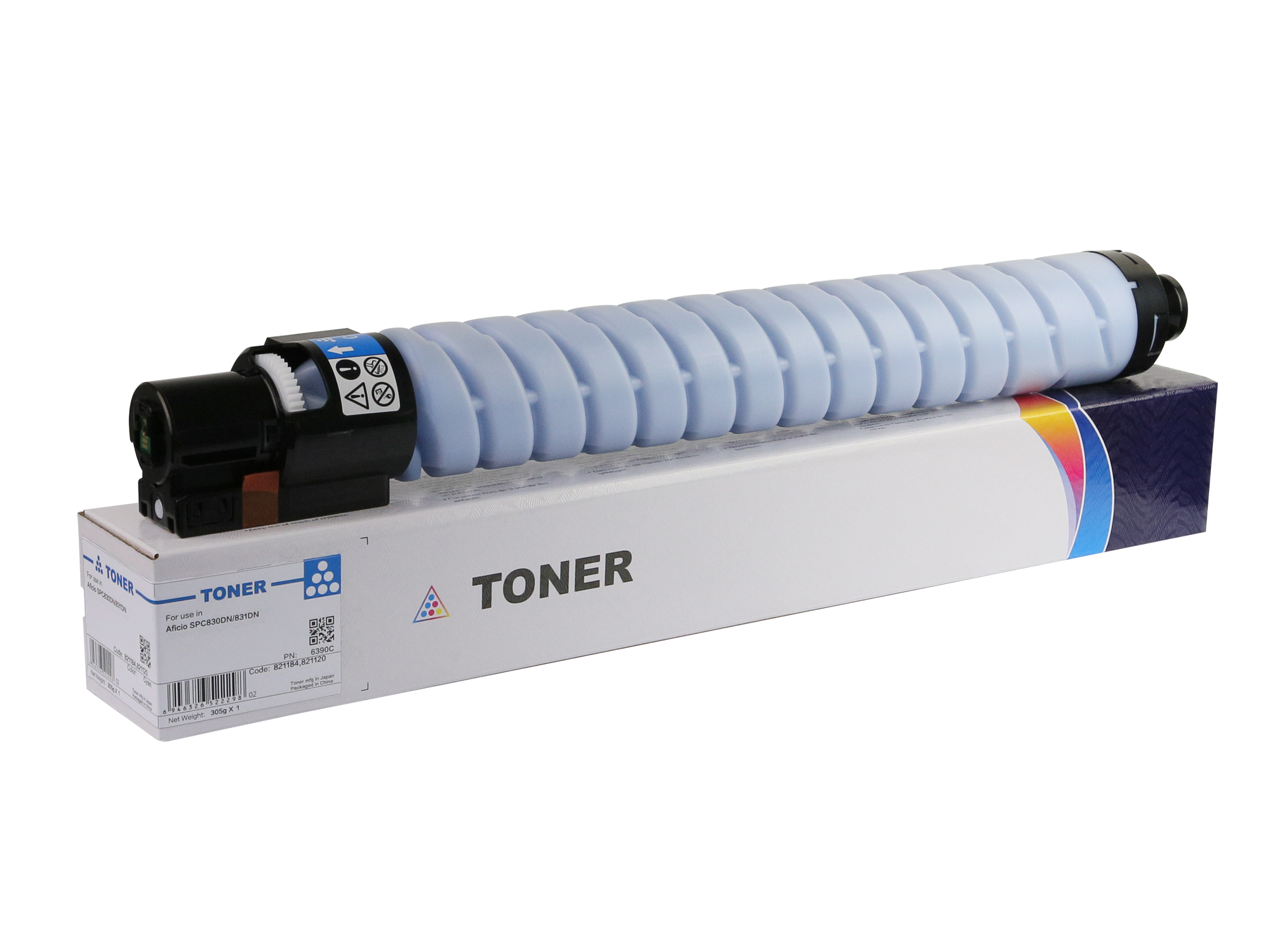 Ricoh SP C830 Laser Printer Cartridge - Cyan