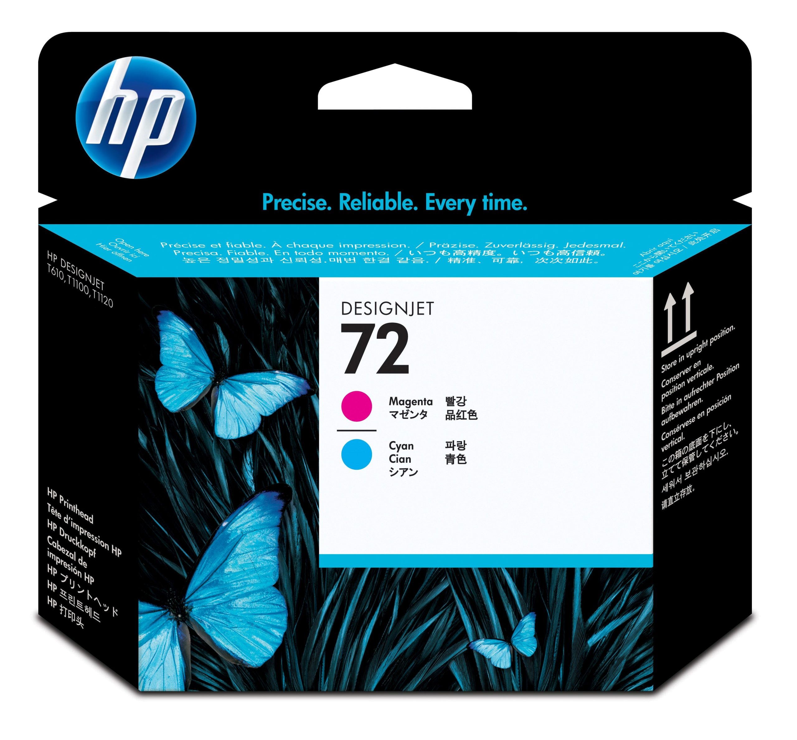 HP #72 CYN/MAG PRINTHEAD