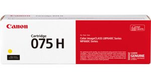 Canon 075 Black Laser Cartridge - Yellow