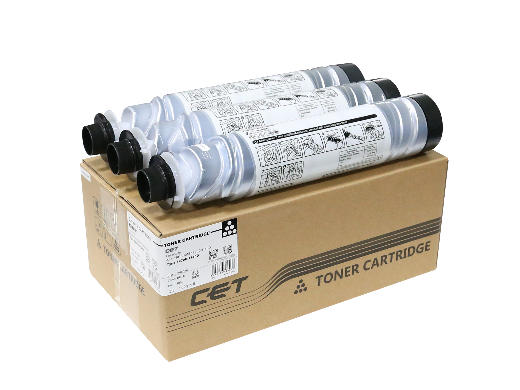 Black Toner - Aficio 1015/1018