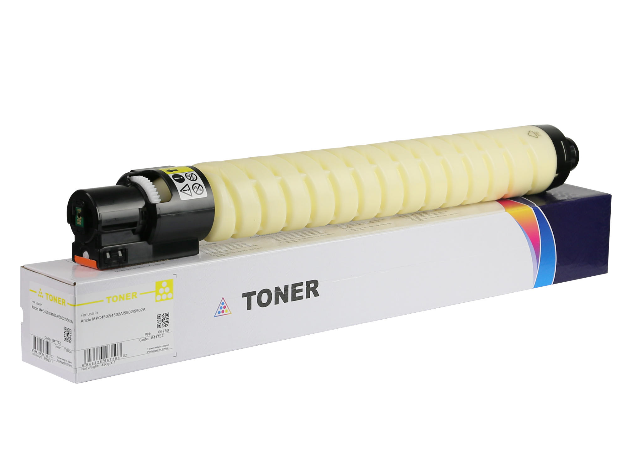 Ricoh Aficio MPC4502, MPC5502 Toner - Yellow